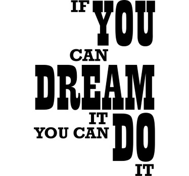 Se você pode sonhar com t-shirt personalizada - TenStickers
