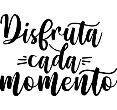 Disfruta de cada nomento camiseta personalizada - TenVinilo