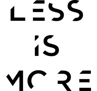 Tričko na míru "méně je více". - TenStickers