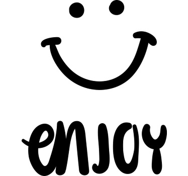 Disfruta con una sonrisa camiseta personalizada - TenVinilo