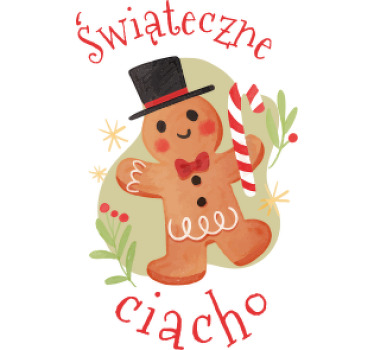 Koszulka świąteczna  ciacho dla mężczyzn - TenStickers