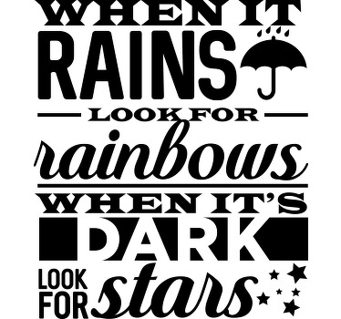 Hledat duhy motivace vlastní tričko - TenStickers