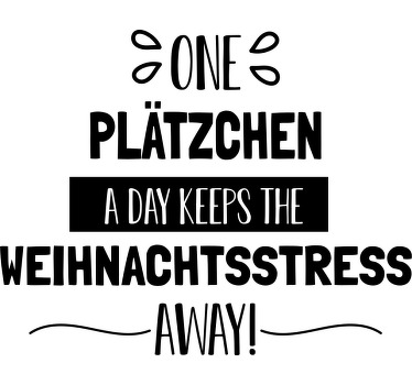 Weihnachts T Shirt Lustiger satz mit buntem Design - TenStickers