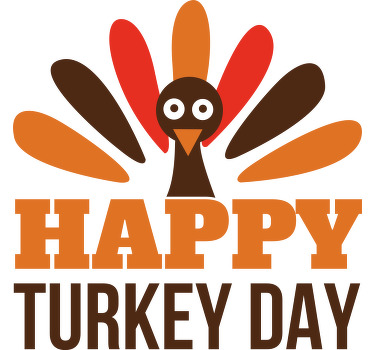Happy turkey day  custom t-shirt - TenStickers