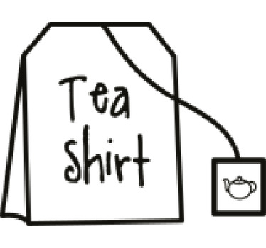 Minimalistinen "teepaita" mukautettu t-paita - Tenstickers