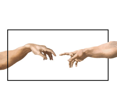 Dojemné ruce koncept vlastní tričko - TenStickers