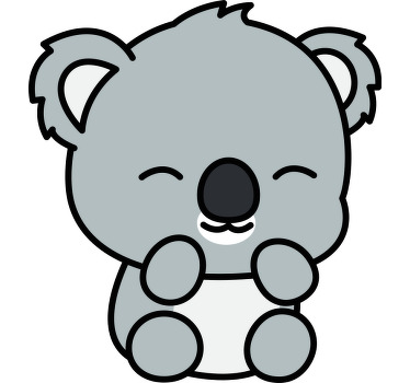 Schattig koala beer op maat t-shirt - TenStickers