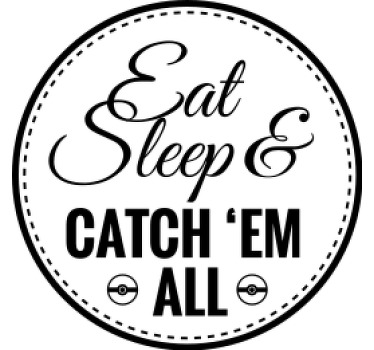 Catch 'em all 标签定制 t 恤 - TenStickers