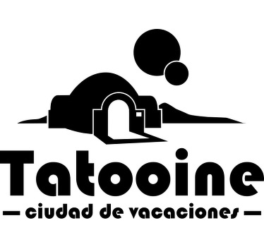 Camiseta personalizada tatooine hollidays city - TenVinilo