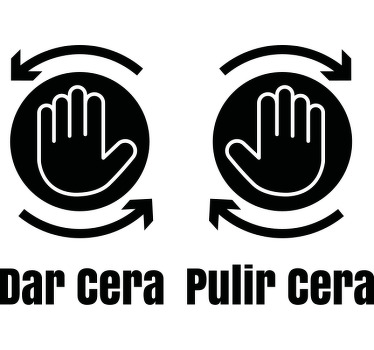 Camiseta personalizada "dar cera pulir cera" - TenVinilo