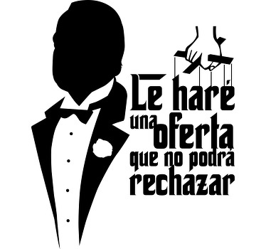 Camiseta personalizada cita del padrino - TenVinilo