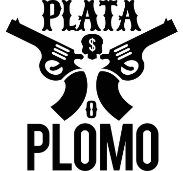 Plata o plomo Escobar custom t-shirt - TenStickers