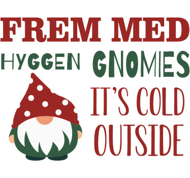 Julenisse hyggetid juleskjorte - TenStickers