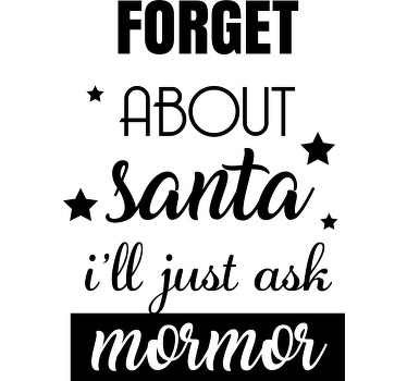 Mormor er bedre end julemandens juleskjorte - TenStickers