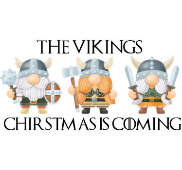 Vikingernes jul kommer juletrøje - TenStickers