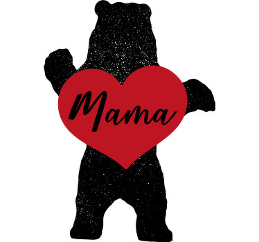 Papa Bear & Mama Bear Couple t shirts - TenStickers