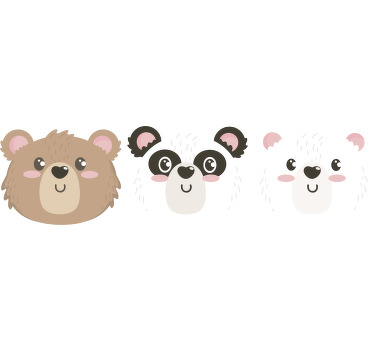 üç ayı komik çocuk tişörtü - TenStickers