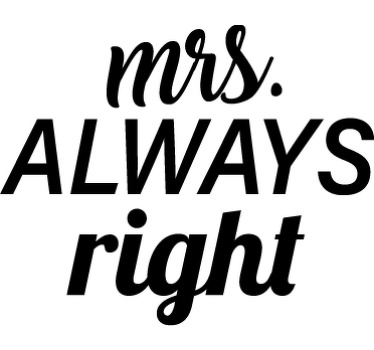 Fun mrs and mr right Couple t shirts - TenStickers