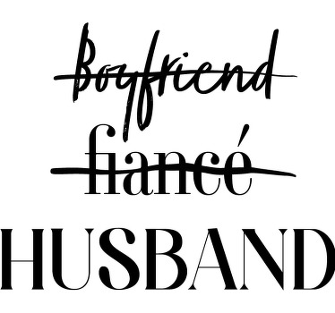 Husband and Wife couple t-shirts - TenStickers
