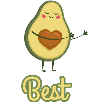 Best couple matching avocado Couple t shirts - TenStickers