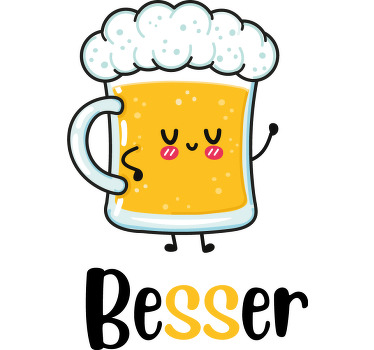 Pärchen T Shirts Bier und pizza besser zusammen - TenStickers