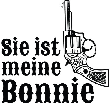 Partner T Shirts Bonnie und Clyde - TenStickers