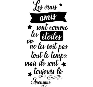 T-shirt personnalisé citation mignonne d'amitié - TenStickers