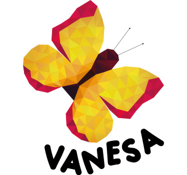 Geometrikus állatok aranyos pólók névvel - TenStickers