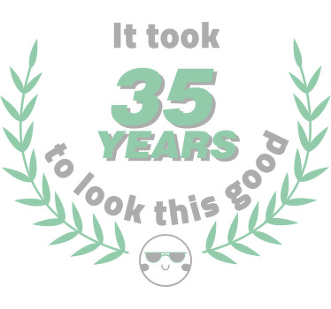 Camiseta celebración de 35 años - TenVinilo