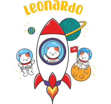 Camisetas con nombre Diseño de galaxia con nombre - TenVinilo