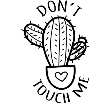 Sjov kaktus sætning brugerdefineret t-shirt - TenStickers