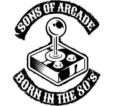Sons of the 80's custom t-shirt - TenStickers