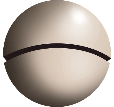 T-shirt Sphère Surréalisme - TenStickers