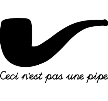 T-shirt Ceci n'est pas une pipe - TenStickers