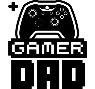 Far og søn tøj t shirts gamers - TenStickers