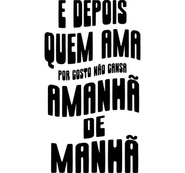 t-shirt personalizada "amanhã de manhã" - TenStickers