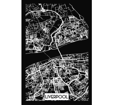Liverpool Topographic Map custom t-shirt - TenStickers