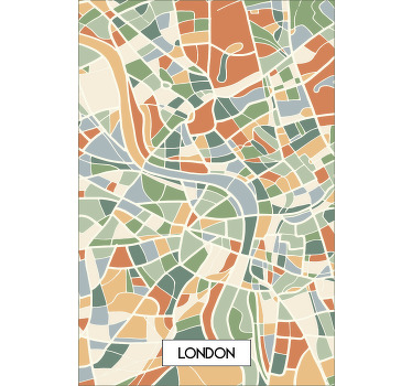 Abstract London Map custom t-shirt - TenStickers