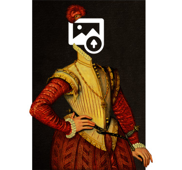 T-shirt peinture aristocrate personnalisé chien - TenStickers