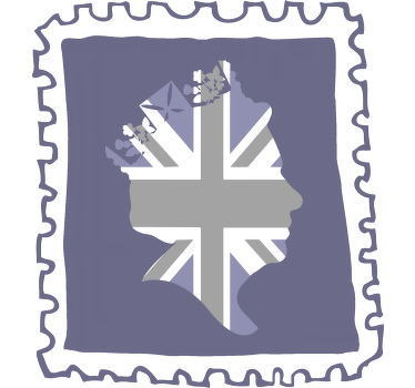 UK Stamp queens Jubilee  custom t-shirt - TenStickers
