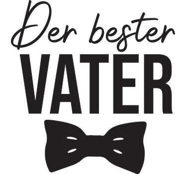 Der beste Vater T-shirt Vatertag - TenStickers