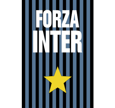 maglietta per uomo forza Inter - TenStickers