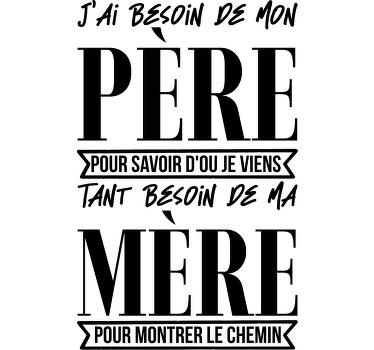 T-shirt Paroles de chanson Besoin de - TenStickers