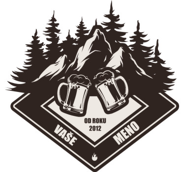 Tričko Terchová s vlastným menom - Tenstickers