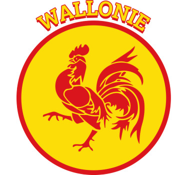 T-shirt Bélgique Région Wallonne - TenStickers