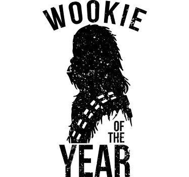 Camiseta con frase de wookie of the year - TenVinilo