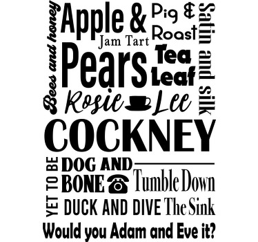 Cockney Mix Up custom t-shirt - TenStickers