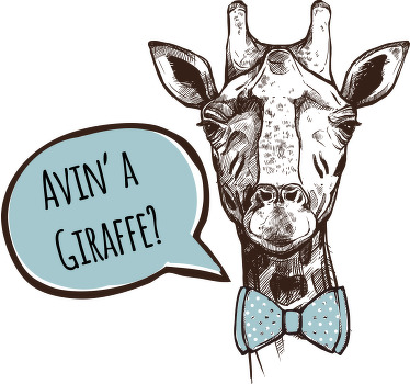 Aving A Giraffe custom t-shirt - TenStickers