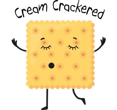 Cream crackered Kids t-shirt - TenStickers