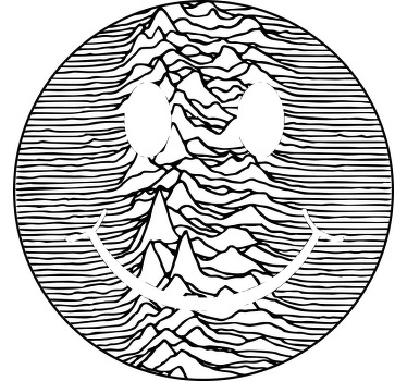 Pulsar smiley face custom t-shirt - TenStickers